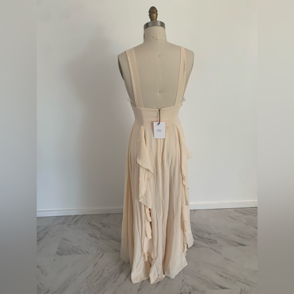 Fame and Partners- maxi dress with ruffles - Picture 3 of 5